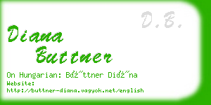 diana buttner business card